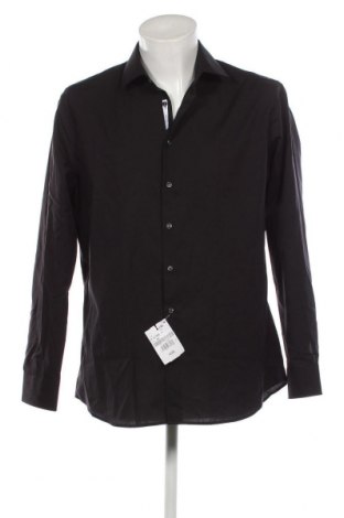 Мъжка риза Seidensticker, Размер L, Цвят Черен, Цена 77,00 лв.