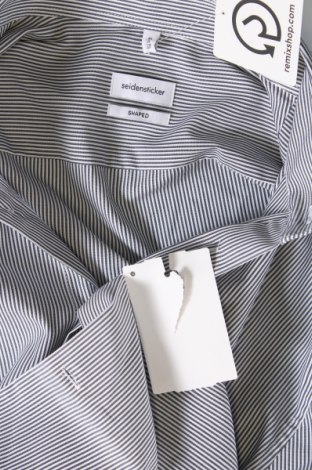 Мъжка риза Seidensticker, Размер M, Цвят Сив, Цена 26,18 лв.