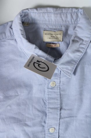 Мъжка риза Selected Homme, Размер M, Цвят Син, Цена 81,88 лв.