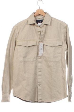 Ανδρικό πουκάμισο Springfield, Μέγεθος XS, Χρώμα  Μπέζ, Τιμή 39,69 €