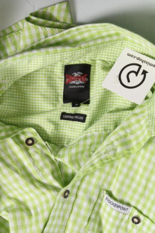 Herrenhemd Stockerpoint, Größe S, Farbe Grün, Preis € 4,50