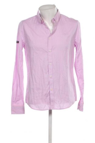 Ανδρικό πουκάμισο Superdry, Μέγεθος L, Χρώμα Ρόζ , Τιμή 45,36 €