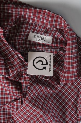 Herrenhemd Suvari, Größe S, Farbe Rot, Preis 5,52 €