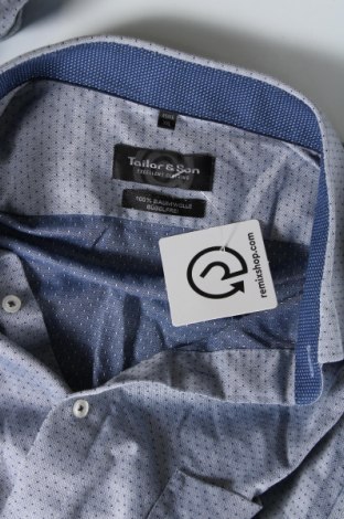 Ανδρικό πουκάμισο Tailor & Son, Μέγεθος XXL, Χρώμα Μπλέ, Τιμή 17,94 €