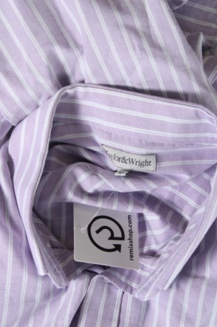 Ανδρικό πουκάμισο Taylor & Wright, Μέγεθος XXL, Χρώμα Βιολετί, Τιμή 6,97 €