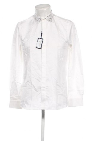 Мъжка риза Teodor, Размер L, Цвят Бял, Цена 46,20 лв.