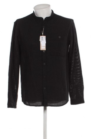Мъжка риза Tom Tailor, Размер L, Цвят Черен, Цена 77,00 лв.