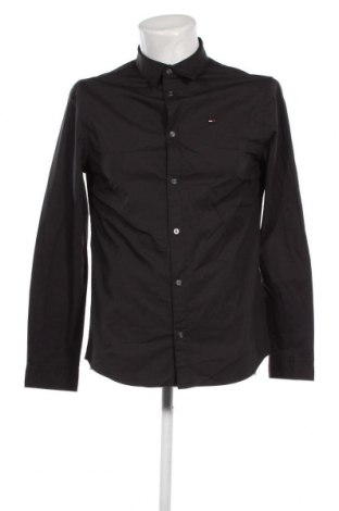 Мъжка риза Tommy Jeans, Размер L, Цвят Черен, Цена 161,00 лв.