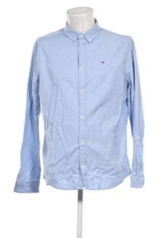 Herrenhemd Tommy Jeans, Größe XXL, Farbe Blau, Preis 70,54 €