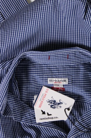 Мъжка риза U.S. Polo Assn., Размер M, Цвят Син, Цена 66,96 лв.