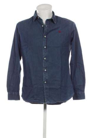 Ανδρικό πουκάμισο U.S. Polo Assn., Μέγεθος M, Χρώμα Μπλέ, Τιμή 34,52 €