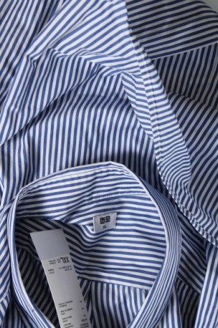 Ανδρικό πουκάμισο Uniqlo, Μέγεθος XXL, Χρώμα Μπλέ, Τιμή 10,10 €