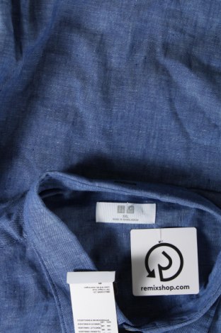 Herrenhemd Uniqlo, Größe XXL, Farbe Blau, Preis € 15,04