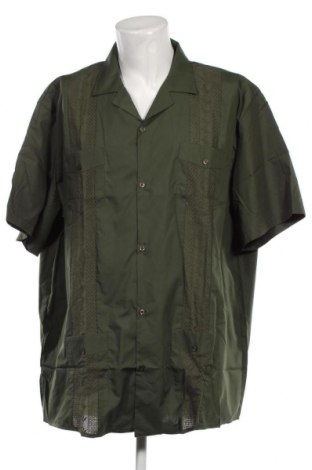 Ανδρικό πουκάμισο VATPAVE, Μέγεθος 4XL, Χρώμα Πράσινο, Τιμή 39,69 €