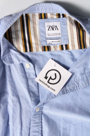 Herrenhemd Zara, Größe L, Farbe Blau, Preis € 14,41