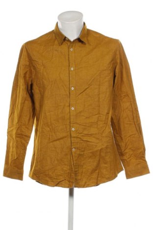 Ανδρικό πουκάμισο Zara, Μέγεθος XL, Χρώμα Κίτρινο, Τιμή 21,03 €