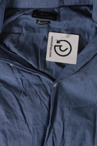 Ανδρικό πουκάμισο Zara, Μέγεθος S, Χρώμα Μπλέ, Τιμή 8,87 €