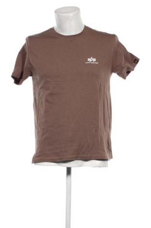Ανδρικό t-shirt Alpha Industries, Μέγεθος M, Χρώμα Καφέ, Τιμή 28,87 €