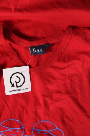Pánske tričko  Bay, Veľkosť L, Farba Červená, Cena  7,37 €