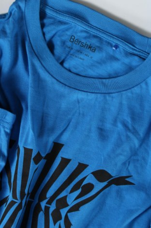 Pánske tričko  Bershka, Veľkosť M, Farba Modrá, Cena  7,00 €