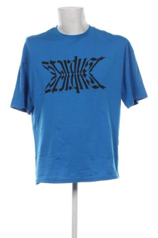 Ανδρικό t-shirt Bershka, Μέγεθος M, Χρώμα Μπλέ, Τιμή 4,20 €