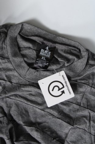Ανδρικό t-shirt Black Horse, Μέγεθος XL, Χρώμα Γκρί, Τιμή 15,46 €