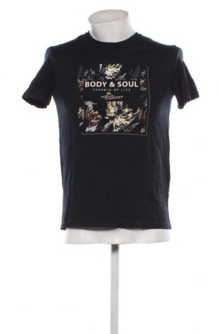 Herren T-Shirt Body & Soul, Größe S, Farbe Blau, Preis 9,05 €