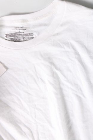 Herren T-Shirt Calvin Klein, Größe M, Farbe Weiß, Preis 36,00 €