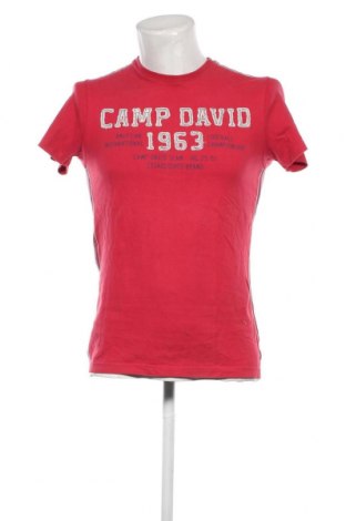 Herren T-Shirt Camp David, Größe S, Farbe Rot, Preis 7,80 €