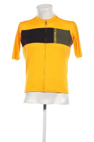 Мъжка тениска Castelli, Размер L, Цвят Жълт, Цена 62,00 лв.