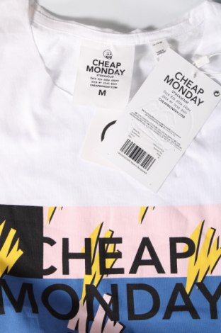 Herren T-Shirt Cheap Monday, Größe M, Farbe Weiß, Preis € 15,98