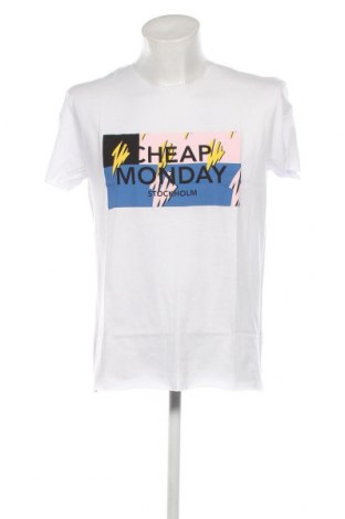 Herren T-Shirt Cheap Monday, Größe M, Farbe Weiß, Preis € 15,98