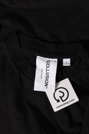 Мъжка тениска Collusion, Размер M, Цвят Черен, Цена 13,00 лв.