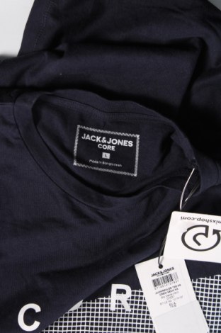 Pánské tričko  Core By Jack & Jones, Velikost L, Barva Modrá, Cena  392,00 Kč
