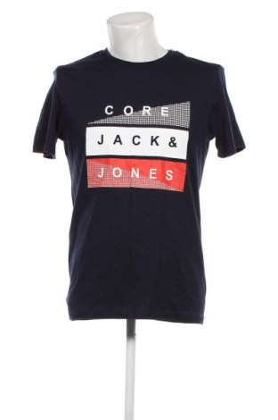 Herren T-Shirt Core By Jack & Jones, Größe L, Farbe Blau, Preis 15,86 €