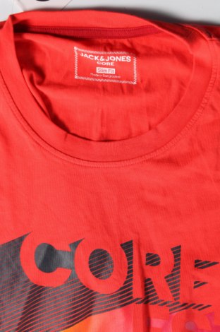 Ανδρικό t-shirt Core By Jack & Jones, Μέγεθος L, Χρώμα Κόκκινο, Τιμή 18,47 €