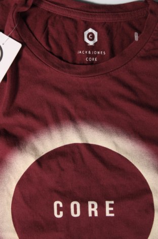 Мъжка тениска Core By Jack & Jones, Размер S, Цвят Червен, Цена 36,10 лв.