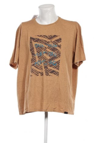 Ανδρικό t-shirt Decathlon, Μέγεθος 4XL, Χρώμα  Μπέζ, Τιμή 8,04 €