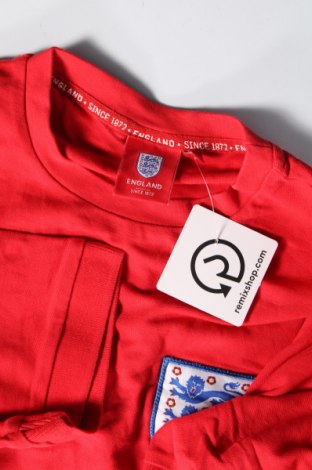 Męski T-shirt England, Rozmiar L, Kolor Czerwony, Cena 70,37 zł