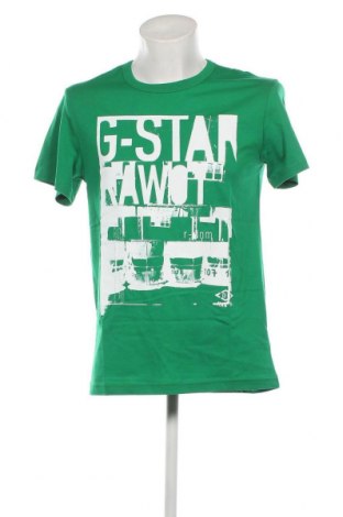 Herren T-Shirt G-Star Raw, Größe M, Farbe Grün, Preis 29,90 €