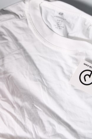 Ανδρικό t-shirt H&M, Μέγεθος S, Χρώμα Λευκό, Τιμή 8,04 €