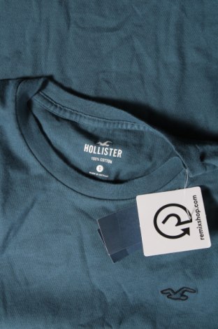 Мъжка тениска Hollister, Размер S, Цвят Син, Цена 31,00 лв.