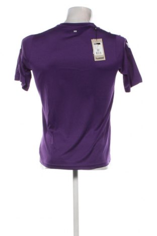 Мъжка тениска Hummel, Размер S, Цвят Лилав, Цена 36,00 лв.