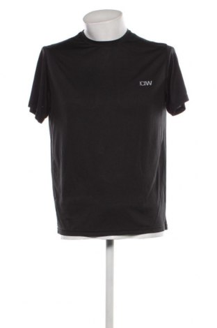 Мъжка тениска ICIW, Размер M, Цвят Черен, Цена 16,00 лв.