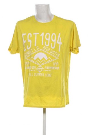 Ανδρικό t-shirt Identic, Μέγεθος XXL, Χρώμα Κίτρινο, Τιμή 7,00 €