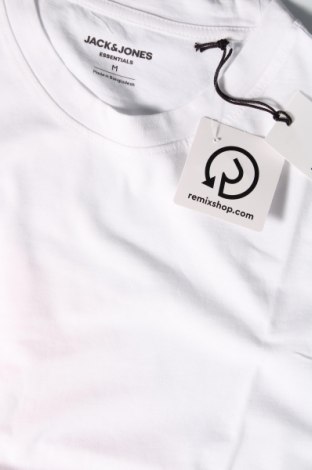 Мъжка тениска Jack & Jones, Размер M, Цвят Бял, Цена 31,00 лв.