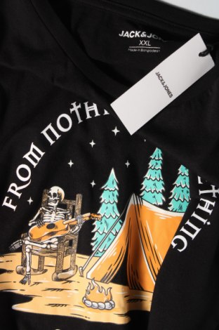 Herren T-Shirt Jack & Jones, Größe XXL, Farbe Schwarz, Preis 15,98 €