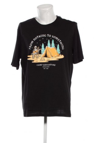 Herren T-Shirt Jack & Jones, Größe XXL, Farbe Schwarz, Preis 15,98 €