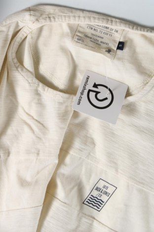 Ανδρικό t-shirt Jack & Jones, Μέγεθος S, Χρώμα Εκρού, Τιμή 7,22 €