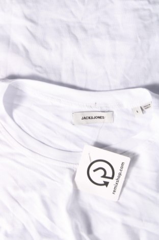 Ανδρικό t-shirt Jack & Jones, Μέγεθος L, Χρώμα Λευκό, Τιμή 8,79 €